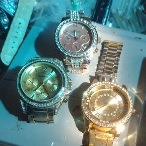 Geneva and Skagen Gold and Silver  Ice Watches